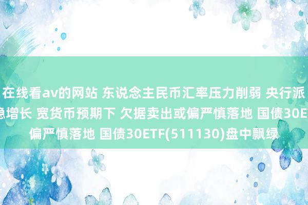 在线看av的网站 东说念主民币汇率压力削弱 央行派头短期或更宽恕国内稳增长 宽货币预期下 欠据卖出或偏严慎落地 国债30ETF(511130)盘中飘绿