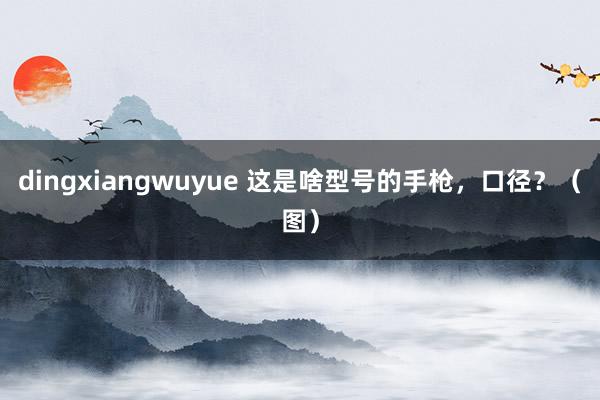 dingxiangwuyue 这是啥型号的手枪，口径？（图）