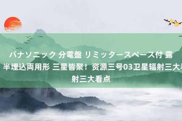 パナソニック 分電盤 リミッタースペース付 露出・半埋込両用形 三星皆聚！资源三号03卫星辐射三大看点