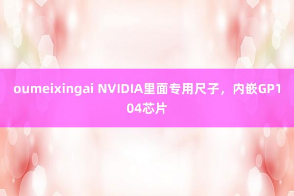 oumeixingai NVIDIA里面专用尺子，内嵌GP104芯片