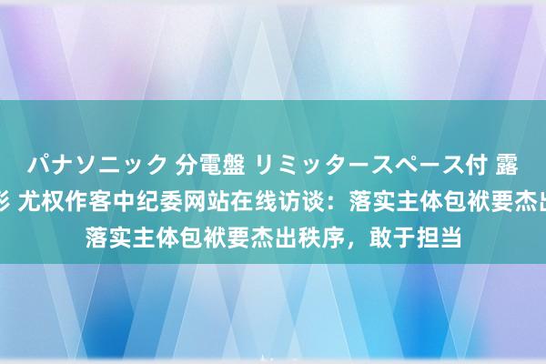 パナソニック 分電盤 リミッタースペース付 露出・半埋込両用形 尤权作客中纪委网站在线访谈：落实主体包袱要杰出秩序，敢于担当